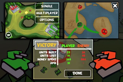 Tap Tanks - Doodle Style 3D RTS screenshot-3