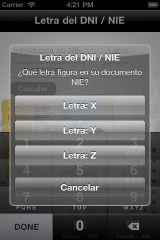 Check the letter of the DNI/NIE screenshot 4