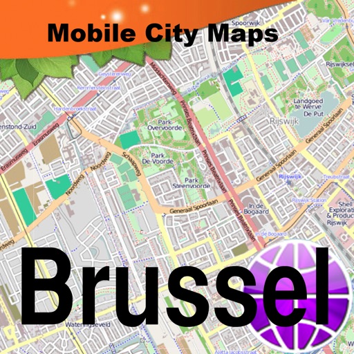 Brussel/Bruxelles Street Map