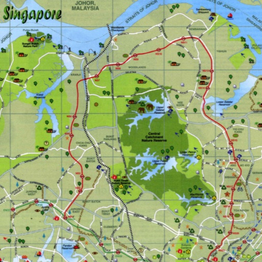 A+ Singapore Map icon