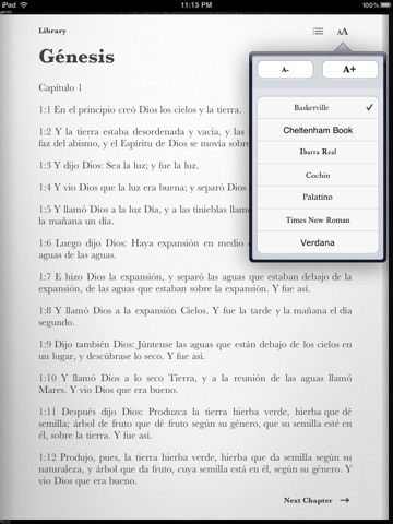 La Biblia  (Reina-Valera versión) for iPad screenshot 3