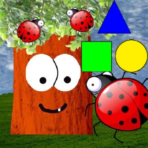Ladybug Tree SHAPES - Kids bug catching and shape learning game icon