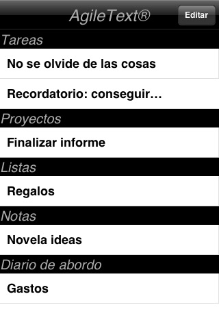 AgileText® Noter Lite screenshot 3