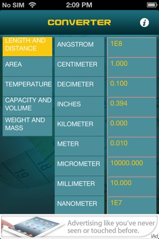 Convert Units iApp screenshot 3