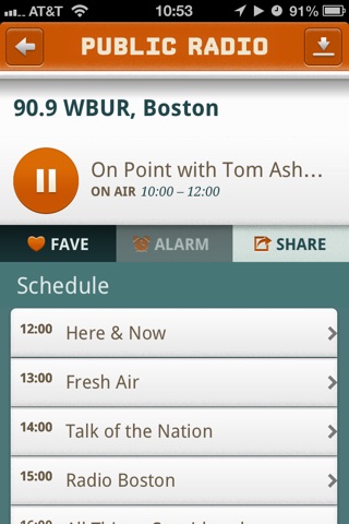 Public Radio Player screenshot 4