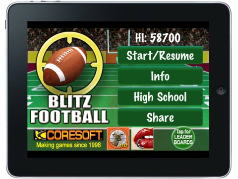 Blitz Football HD FREE screenshot 3