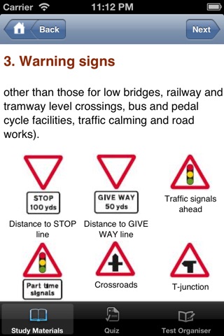 Know Your Traffic Signs Pro screenshot 2