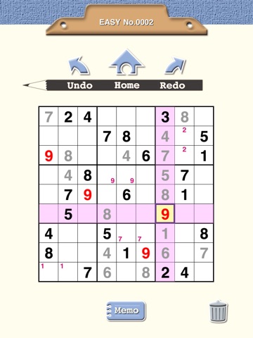 Finger SUDOKU (NUMPRE) HD Powered by yubigaki screenshot 2