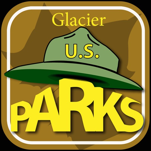 Glacier Tracks, Trees and Wildflowers icon