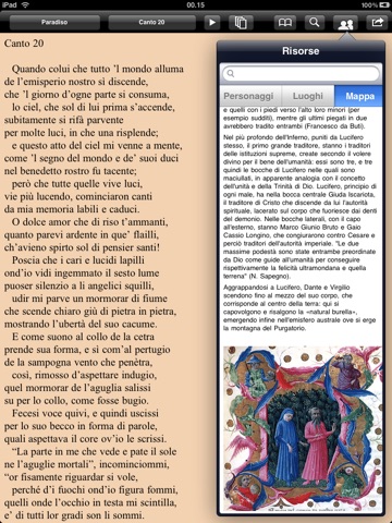 Dante: Divina Commedia for iPad screenshot 2