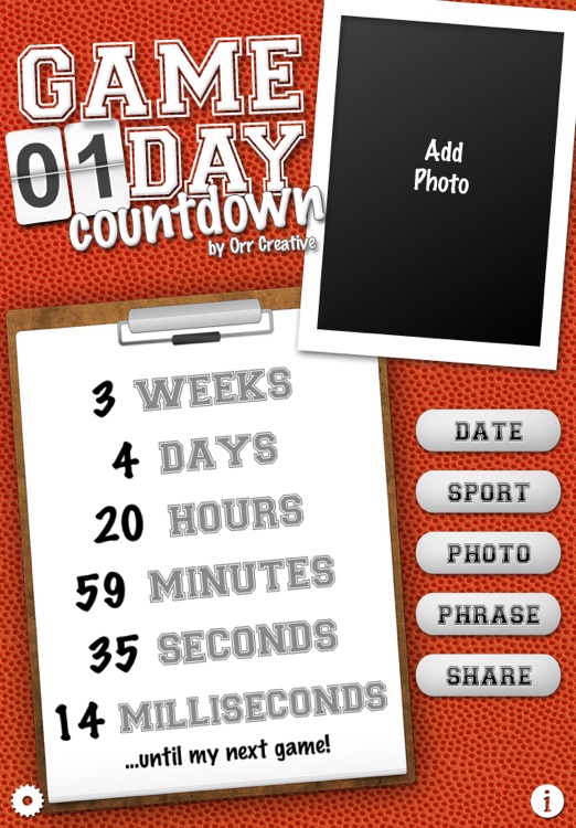 Game Day Sports Countdown