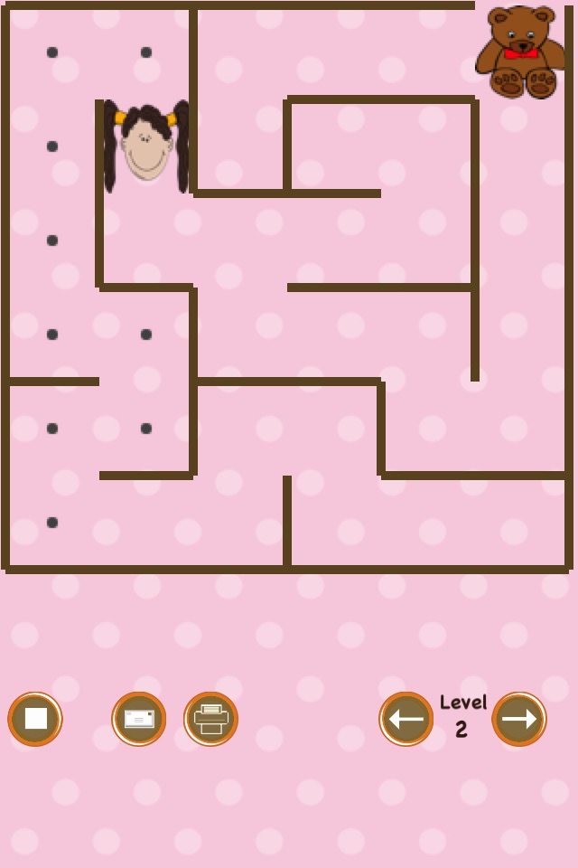 Teddy Bear Maze (sister vs brother) screenshot 3