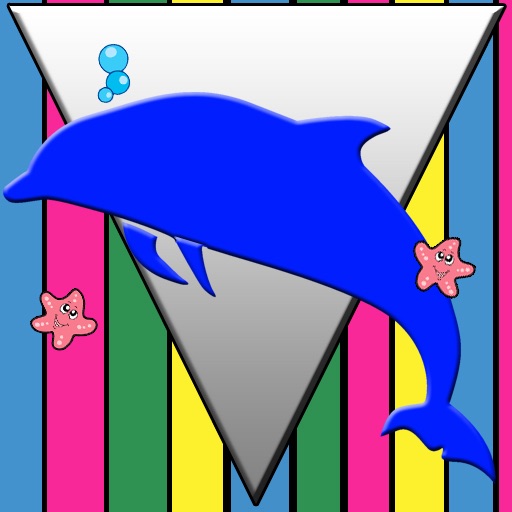 babies and dolphins icon