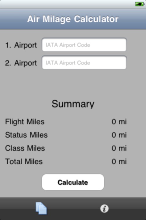 air milage flightcheck