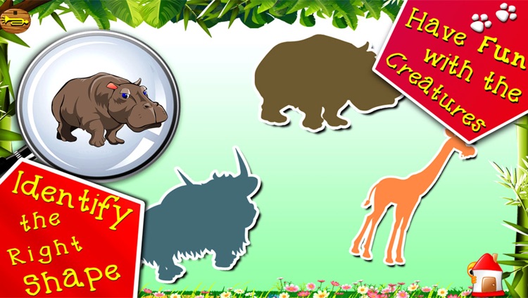 Jungle Safari Explorer – Interactive Learning Game To Recognize Animal And Bird Names And Shapes For Preschool Kindergarten Kids & Primary Grade School Children