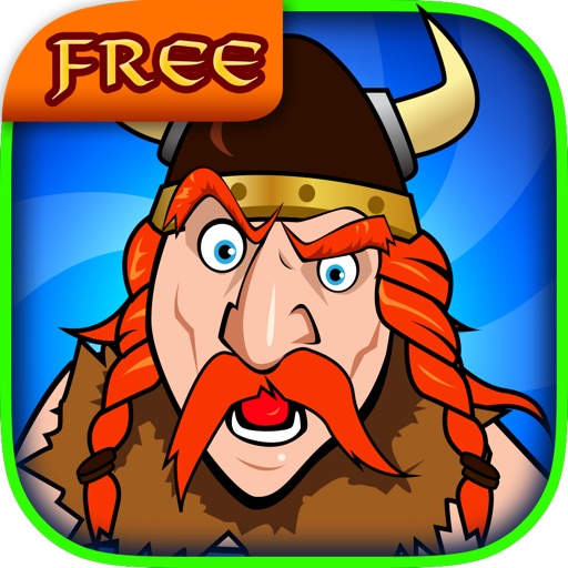 Iron Fist Viking on the Run : Free Icon