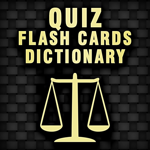 Criminal Justice Terminology - Over 750 Quizzes, Flash Cards and Dictionary icon