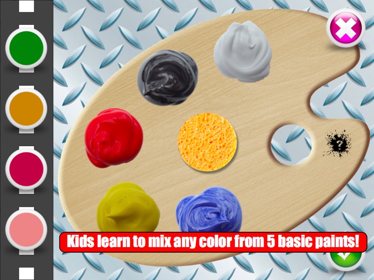 Color Mix HD(Cars): Learn Paint Colors by Mixing Car Paints & Drawing Vehicles for Preschool Children