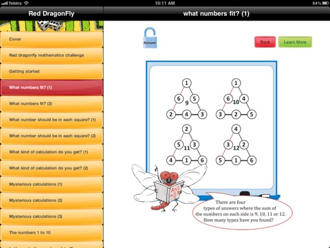 Red dragonfly mathematics challenge booklet screenshot 3