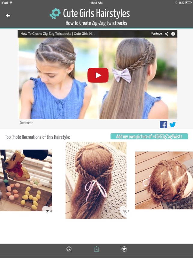 Cute Girls Hairstyles  Step b  Apps on Google Play