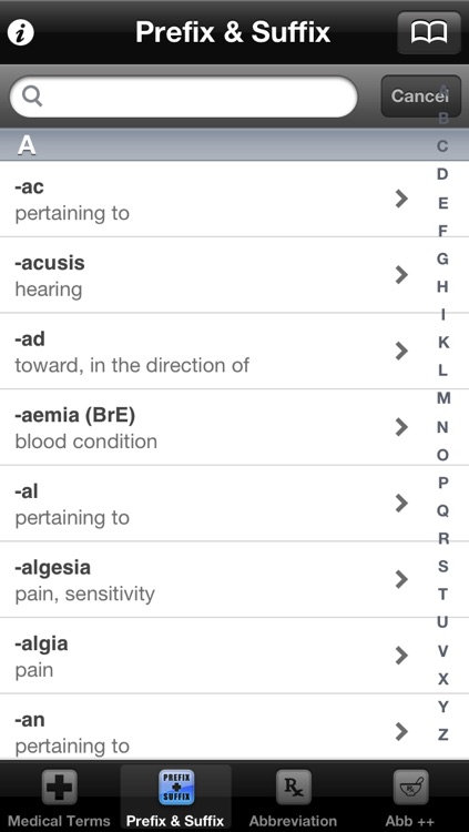 Medical Terms, Terminology, Prefix & Suffix
