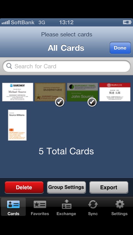 Business Card Manager Lite