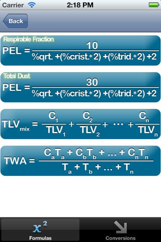 IH Calculator LITE screenshot 3