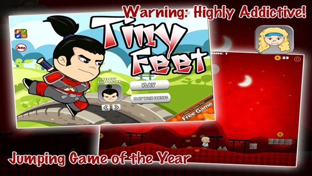 Tiny Feet - Run, Jump and Escape like a real Ninja(圖1)-速報App