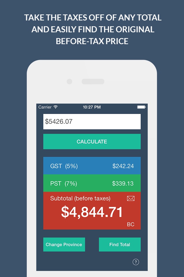 Canadian Sales Tax Calculator + screenshot 4