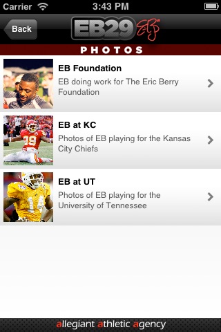 EB29 - The Official Eric Berry App screenshot 3