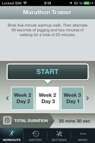 Marathon Trainer Free - Run for American Heart screenshot 2
