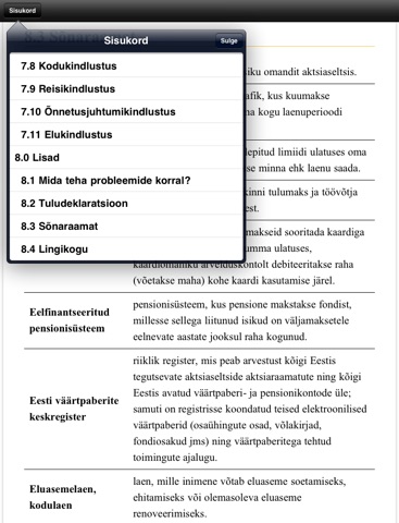 Finantsaabits screenshot 4