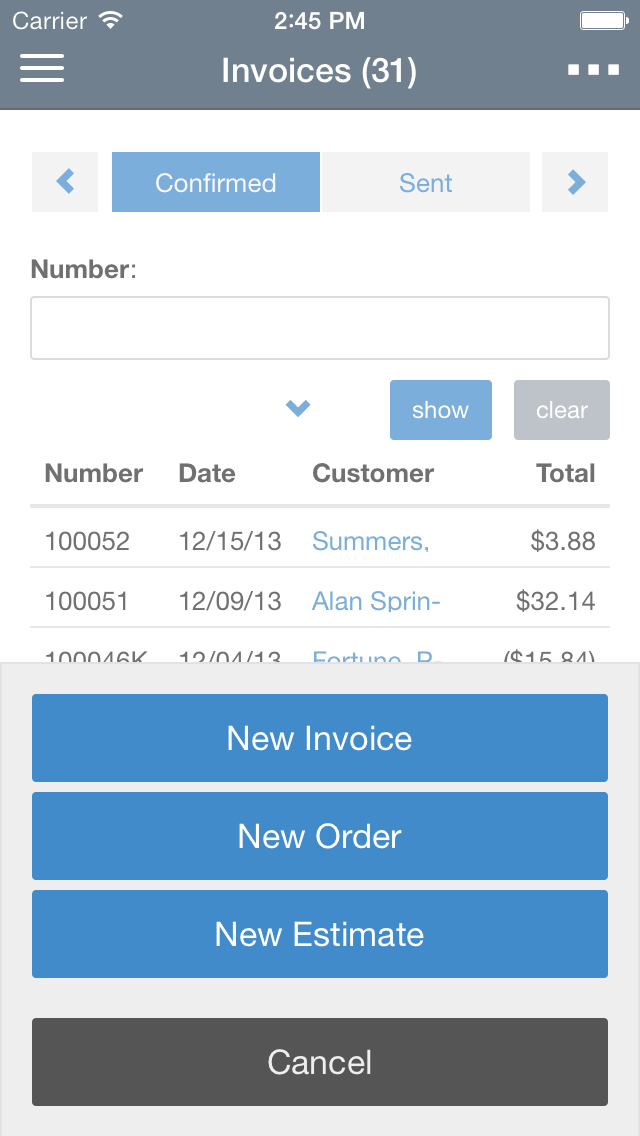 How to cancel & delete Salesman: Create Invoices, Quotes and Estimates on the Go from iphone & ipad 2