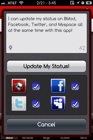 BodyMod.org Mobile App screenshot 2