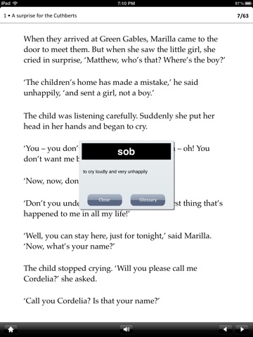 Anne of Green Gables: Oxford Bookworms Stage 2 Reader (for iPad) screenshot 3