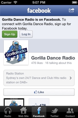 Gorilla Radio Sydney screenshot 2