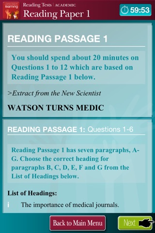 IELTS Reading Tests screenshot 3