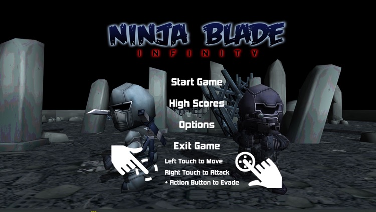 Ninja Blade Infinity dual stick arcade action screenshot-4