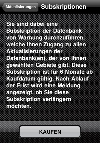 Radarhinweise Österreich: Warnung