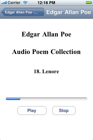Edgar Allan Poe - Audio Poem Collection screenshot-3