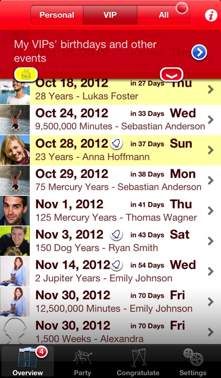 Birthdays+ Calendar for birthdays and more