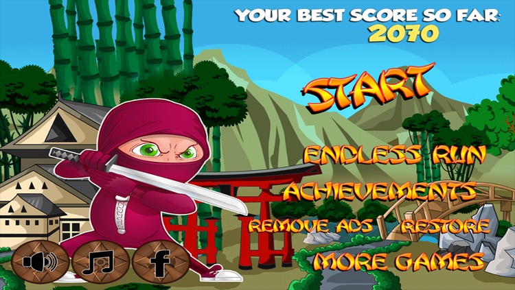 Dragon Eyes Ninja - Fierce Village Challenge Run Pro