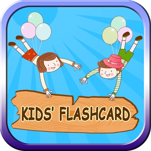 Kids study with Flashcards