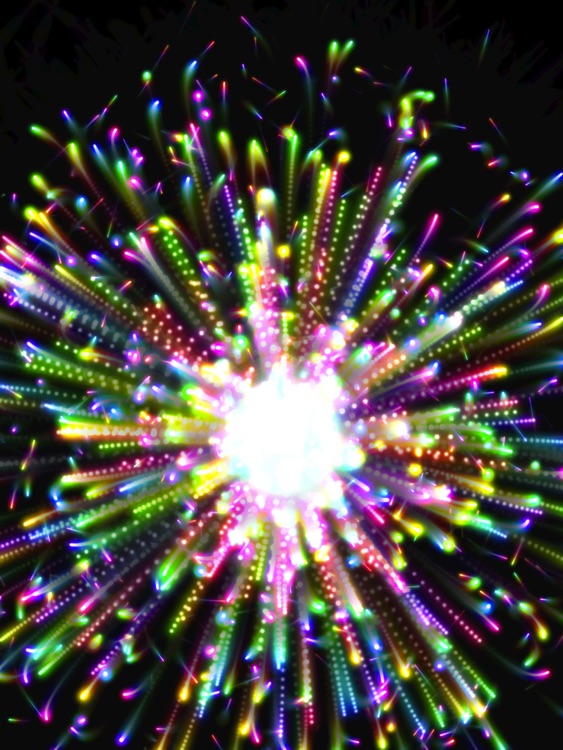 Real Fireworks Artwork Visualizer 4-in-1 HD 2014 - Play Awesome Light Show, Enjoy Fun Visuals, Make Cool Pictures for Instagram and Draw Amazing Art with Colors & Glow screenshot-3