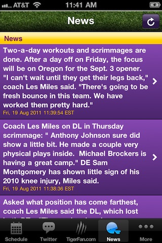 GeauxTigers!  LSU Football! screenshot 2