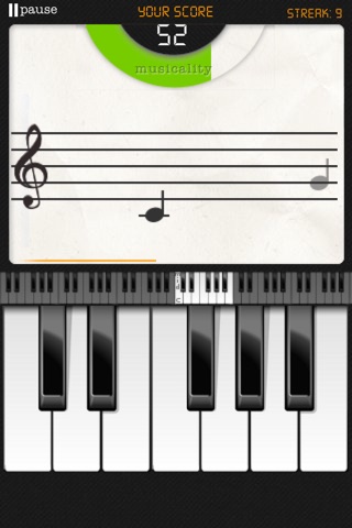 Note Trainer - sight reading for piano screenshot 3