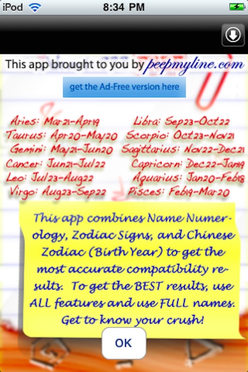 iHeart Love Compatibility Match Calculator Free: Classic Version - Test Your Crush!