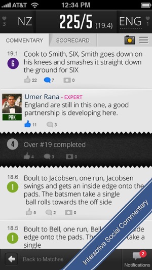 Cricout - Live cricket scores, commentary, experts and frien(圖1)-速報App