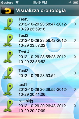 NC GPS Tracker - The footprints records Tracker screenshot 3
