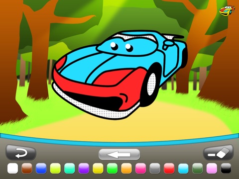 Cars Painting for iPad *KIDS LOVE* screenshot 2